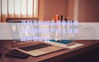 開封文投城市更新投資開發(fā)債權資產(chǎn)轉讓項目政府債定融